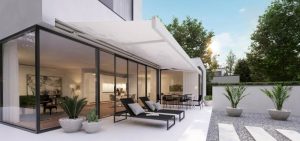 Toldo con brazo o cofre Markilux en Madrid